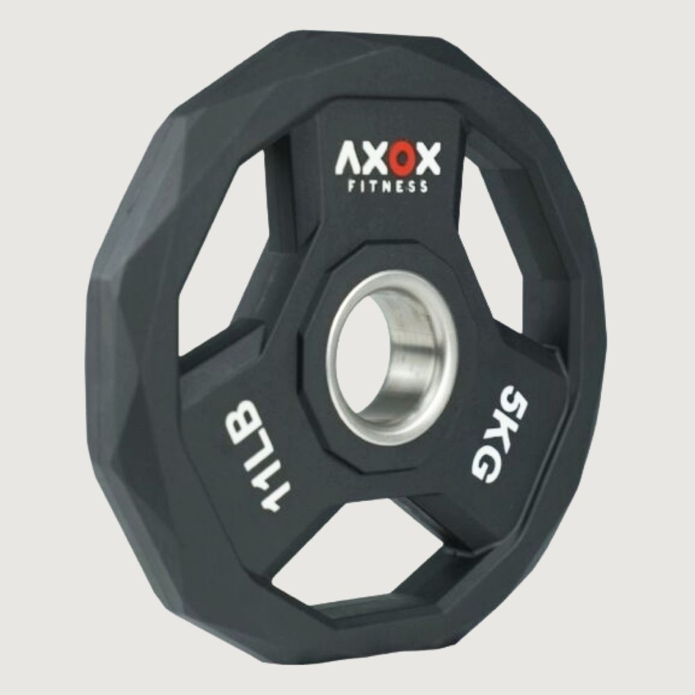 Axox Fitness 3-Grip TPU Weight Plate