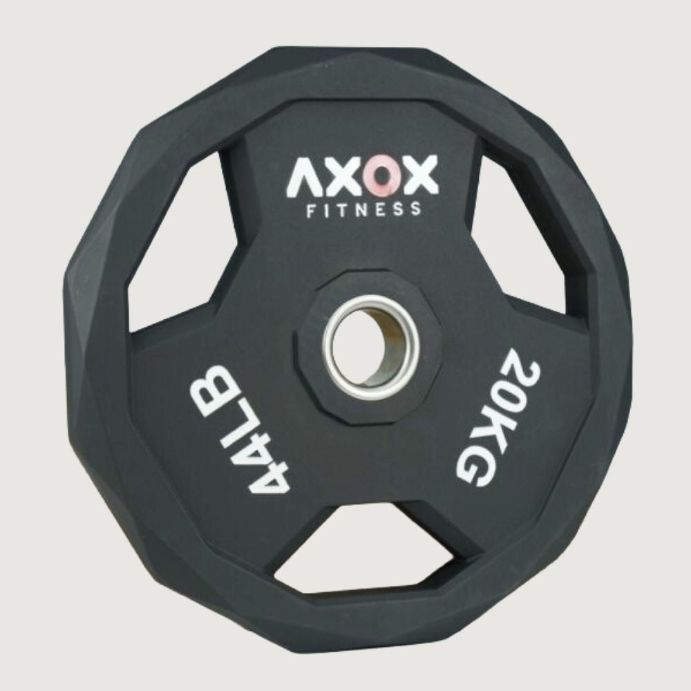 Axox Fitness 3-Grip TPU Weight Plate
