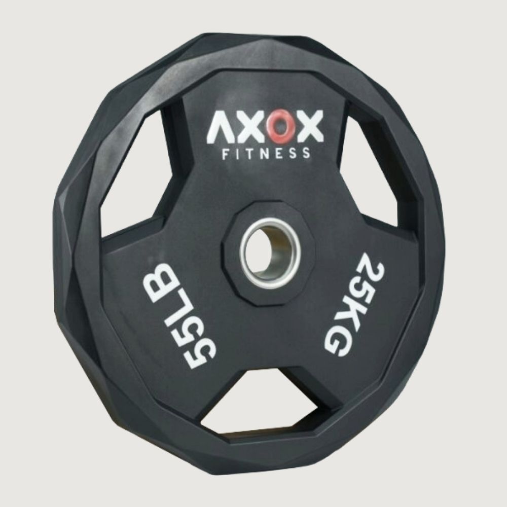 Axox Fitness 3-Grip TPU Weight Plate