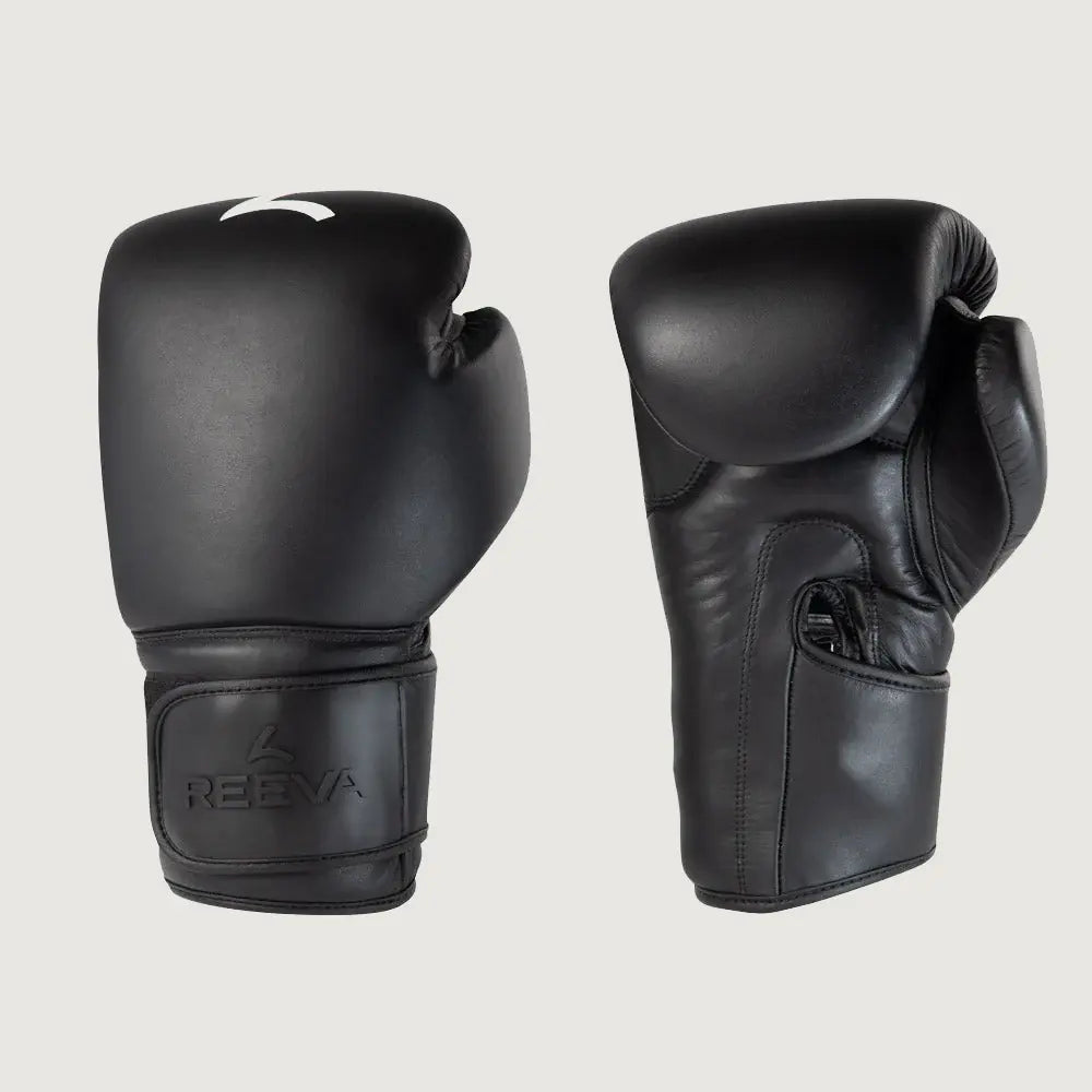 Reeva Boxing Gloves Vegan Leather - Black