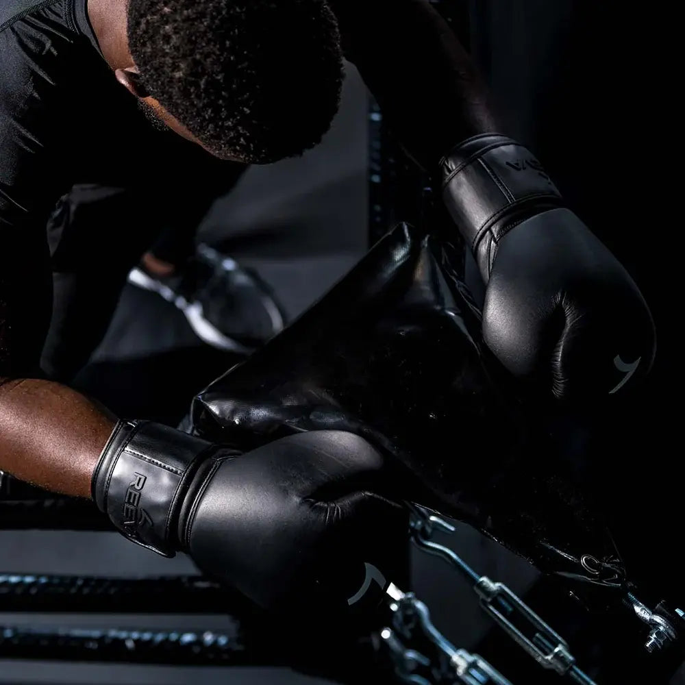 Reeva Boxing Gloves Vegan Leather - Black