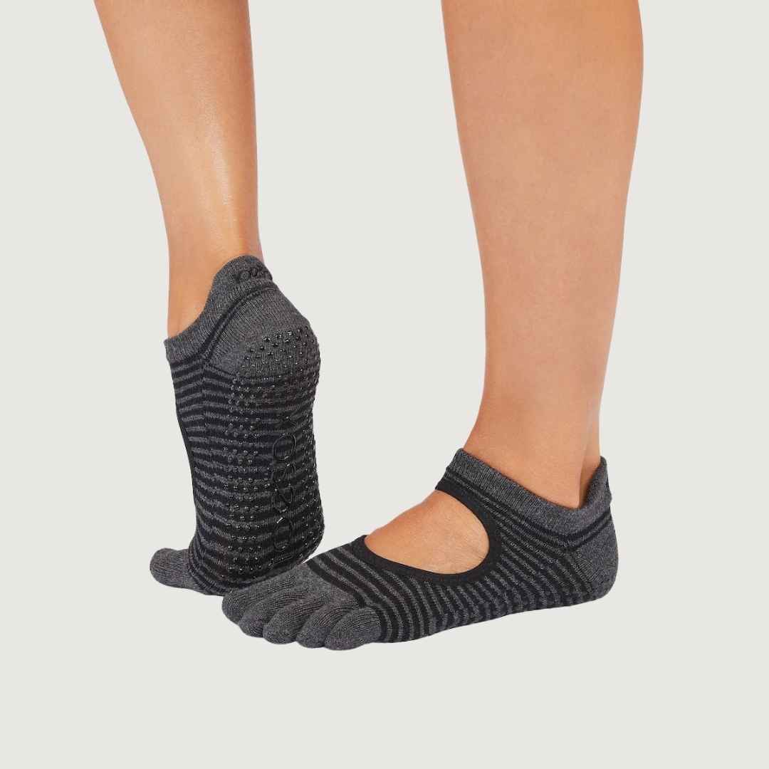 ToeSox Full Toe Bellarina Grip Socks