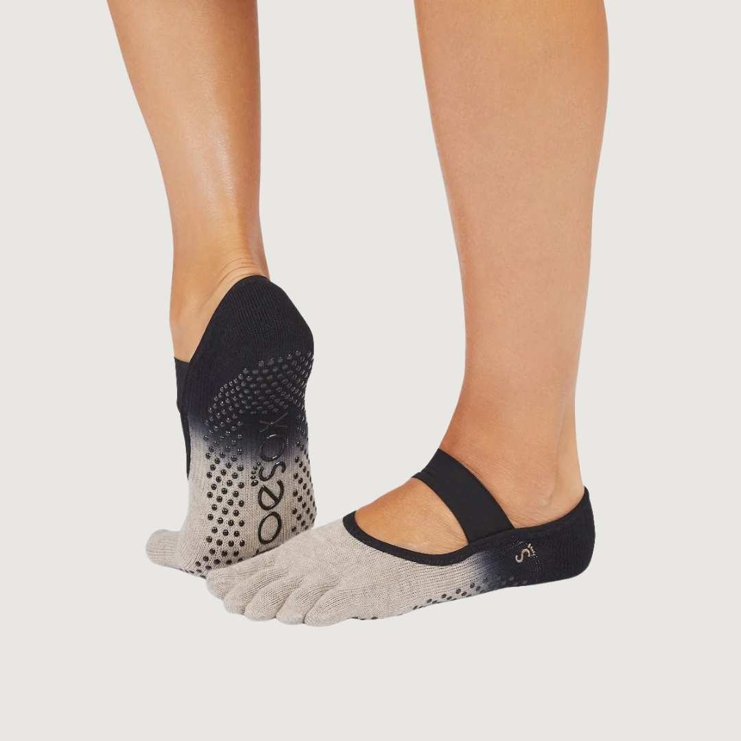 ToeSox Full Toe Bellarina Grip Socks
