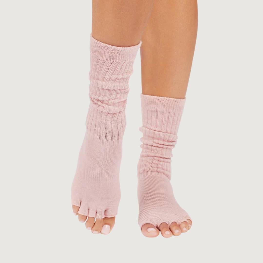 ToeSox Half Toe Slouch Grip Socks
