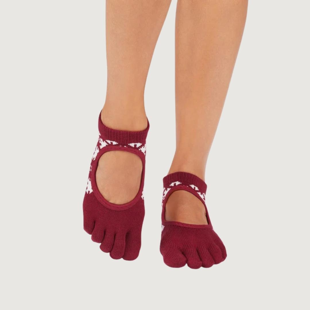 ToeSox Full Toe Bellarina Grip Socks