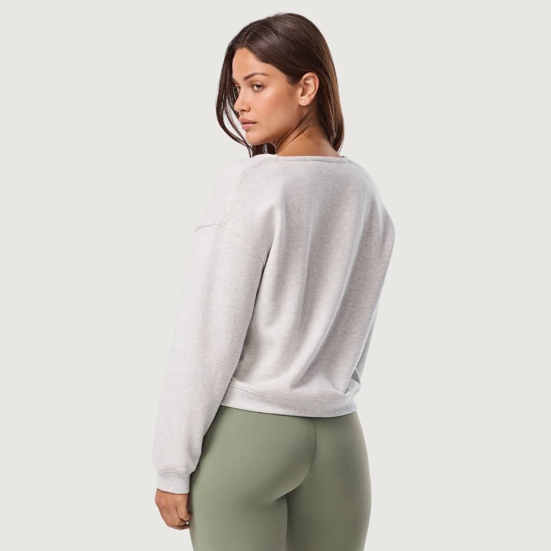 Tavi Deep V-Neck Sweatshirt