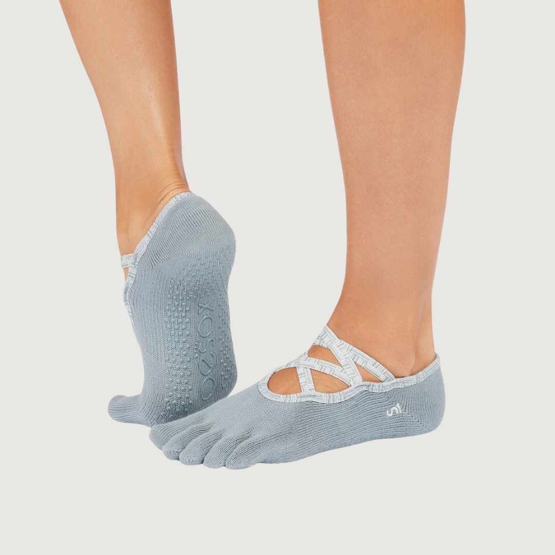 ToeSox Full Toe Elle Grip Socks