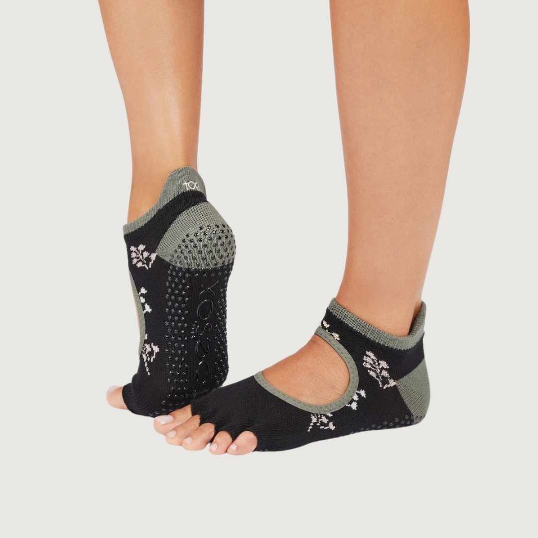 ToeSox Half Toe Bellarina Grip Socks