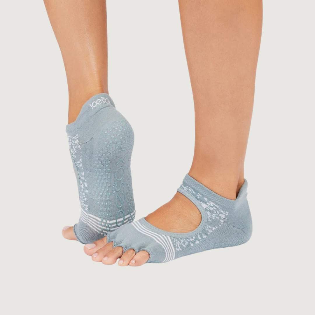 ToeSox Half Toe Bellarina Tec Grip Socks
