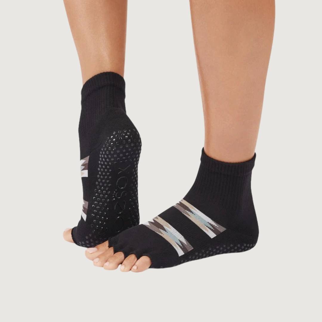 ToeSox Half Toe Ultra Fine Knit Melody Grip Socks