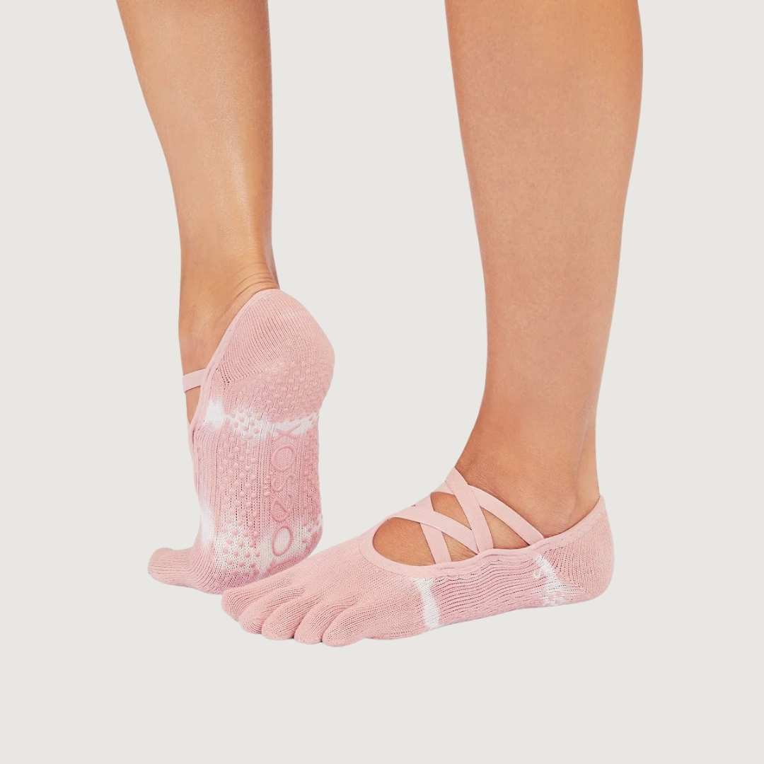 ToeSox Full Toe Elle Grip Socks