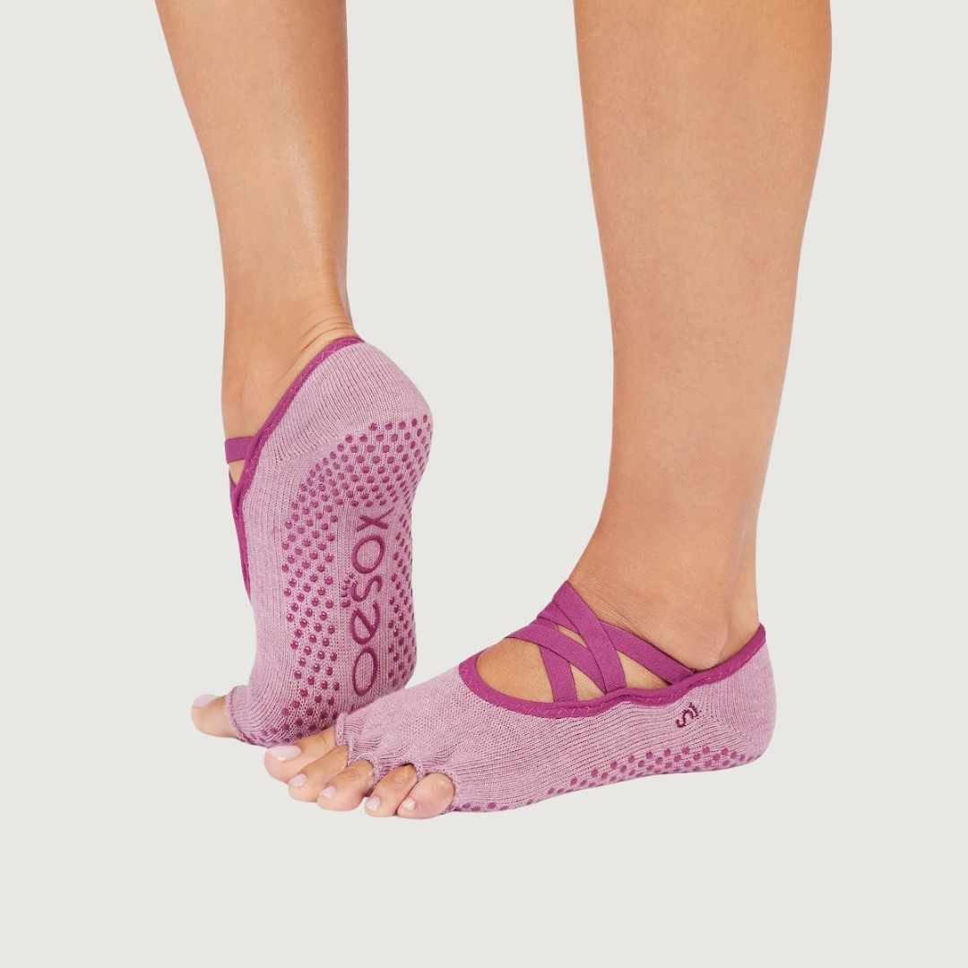 ToeSox Half Toe Elle Grip Socks