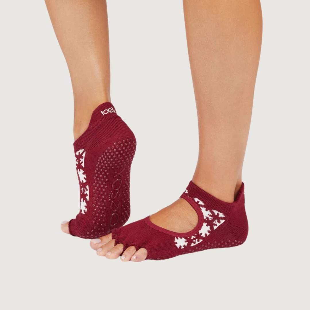 ToeSox Half Toe Bellarina Grip Socks