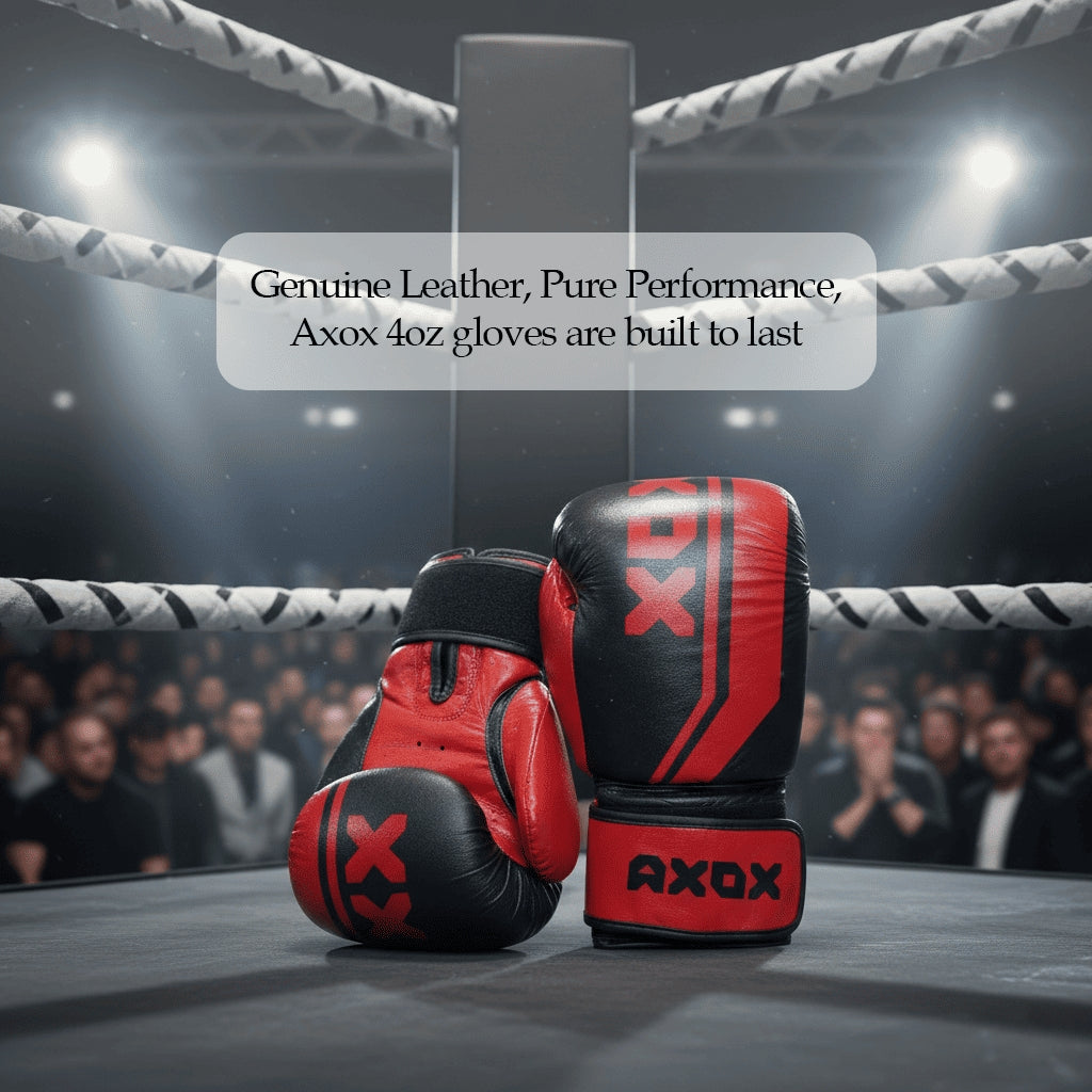 Axox Fitness Leather Boxing Gloves