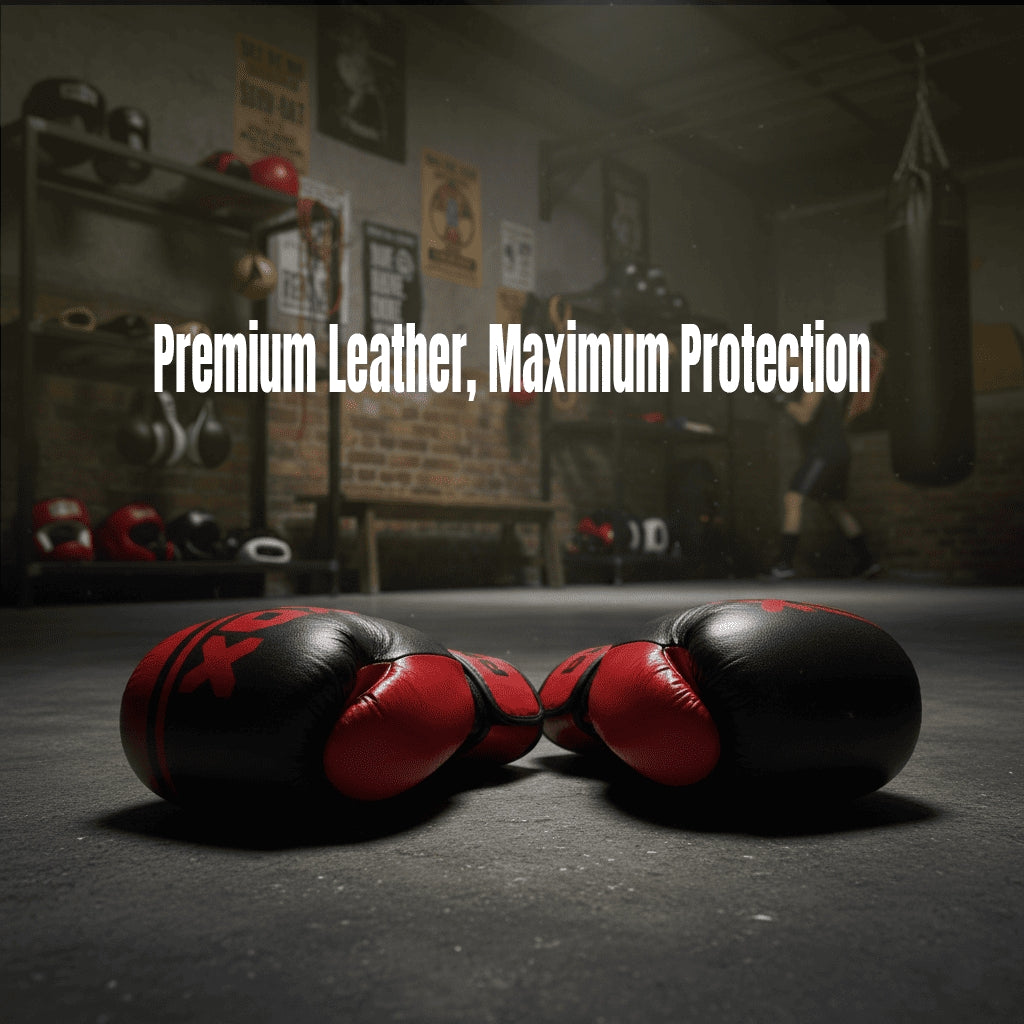Axox Fitness Leather Boxing Gloves