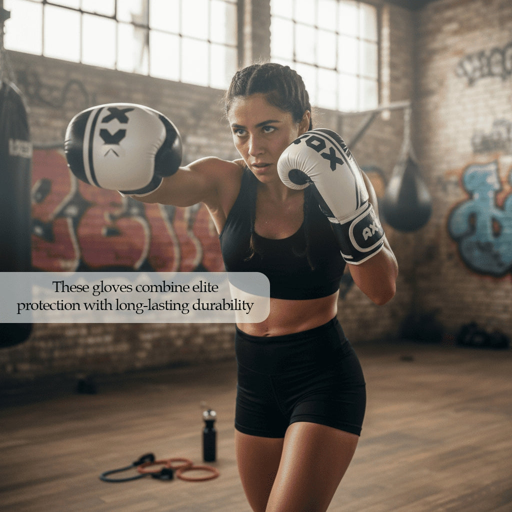 Axox Fitness Leather Boxing Gloves