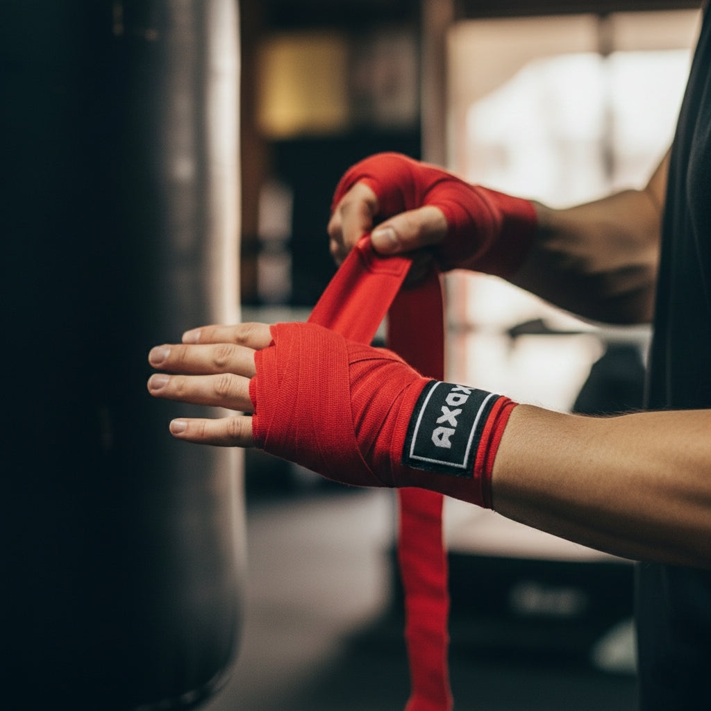 Axox Fitness Cotton/Nylon Hand Wraps Pair - 4m