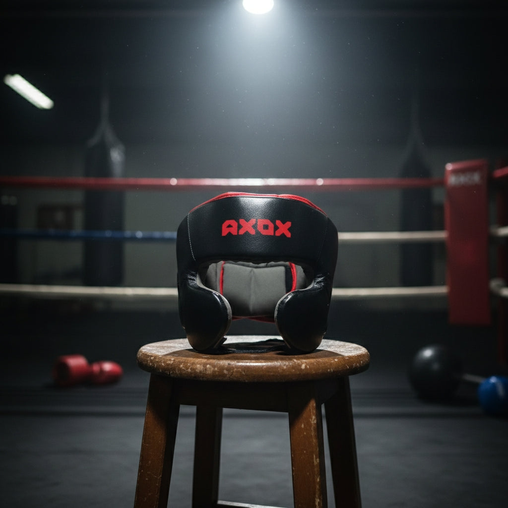 Axox Fitness Leather Head Protection Guard
