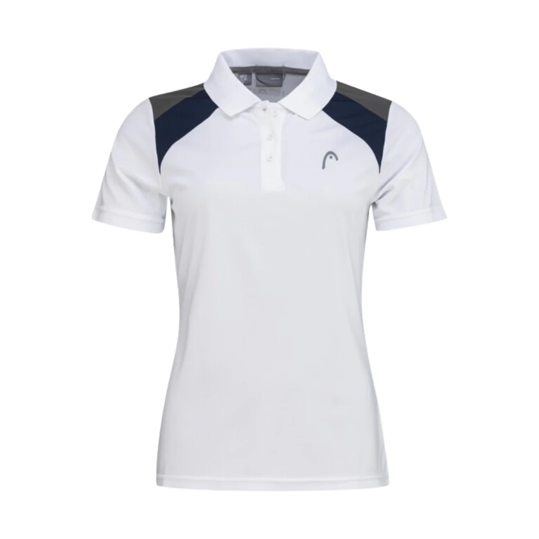 Head Club 22 Tech Polo Shirt Women-The Racquet Shop-Shop Online in UAE, Saudi Arabia, Kuwait, Oman, Bahrain and Qatar