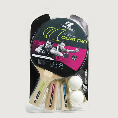 Cornilleau Sport Pack Quattro - 4 Bats & 4 Balls