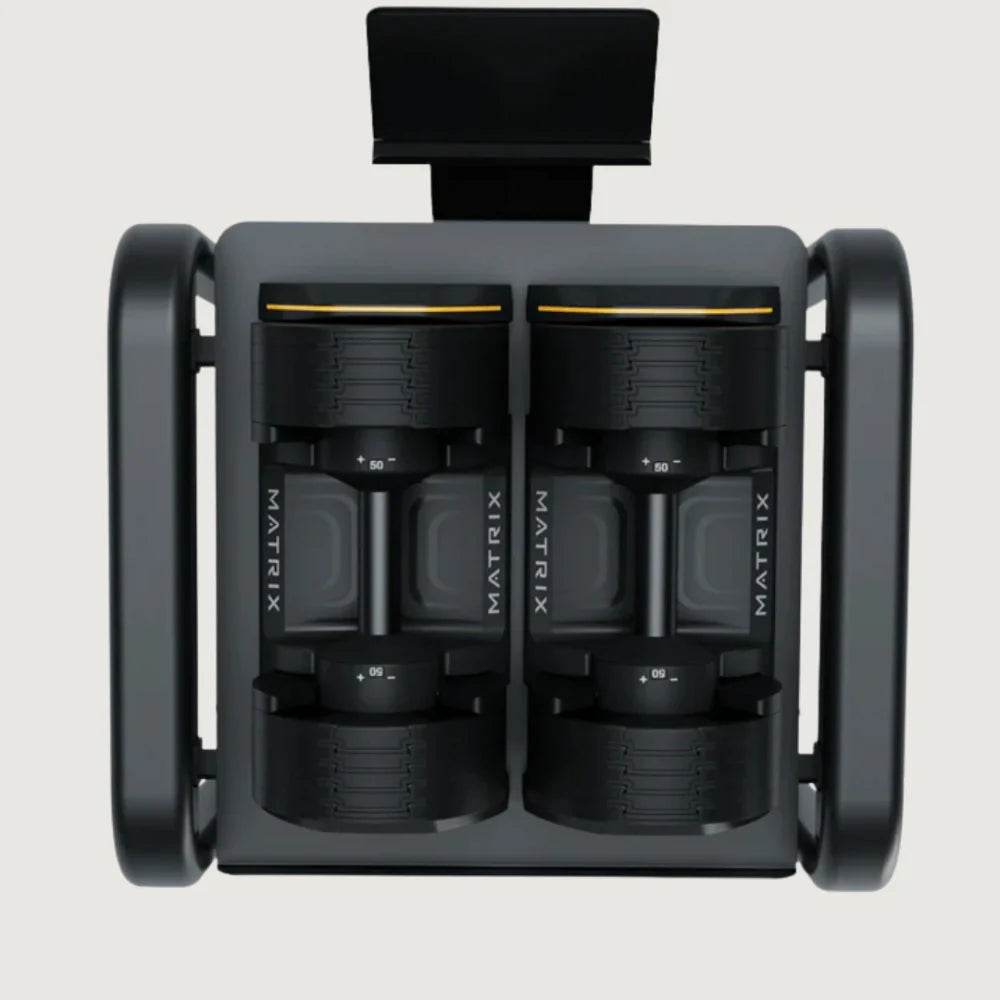 Matrix Adjustable Dumbbell Storage Rack