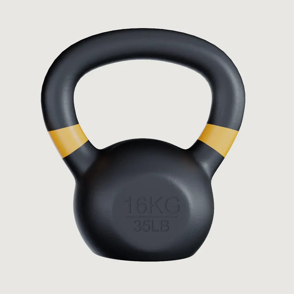 GRIT Powder Coated Cast Iron Kettlebell