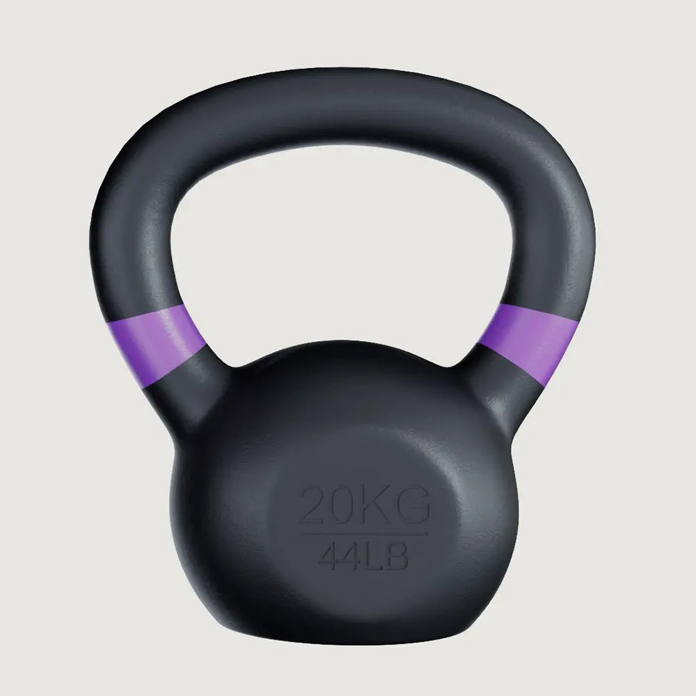 GRIT Powder Coated Cast Iron Kettlebell