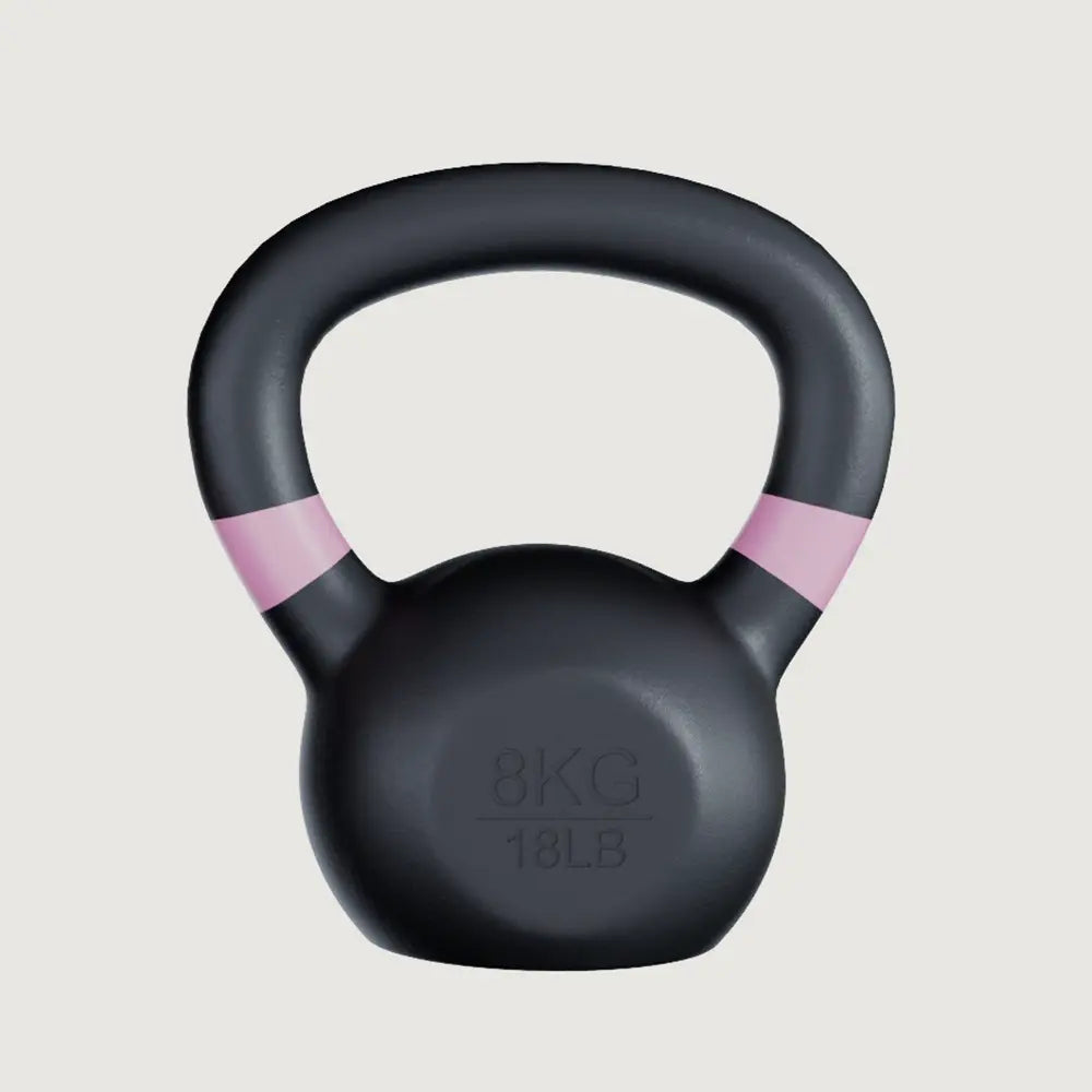 GRIT Powder Coated Cast Iron Kettlebell