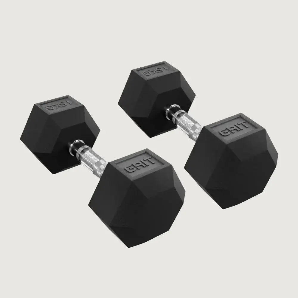 GRIT Hex Dumbbells - Pair