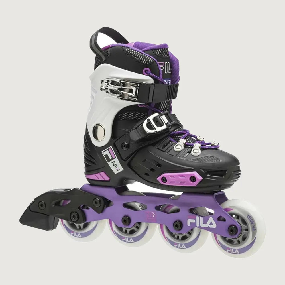 Fila Skates Inline Skates NRK Junior Girl - Black/Violet/Pink