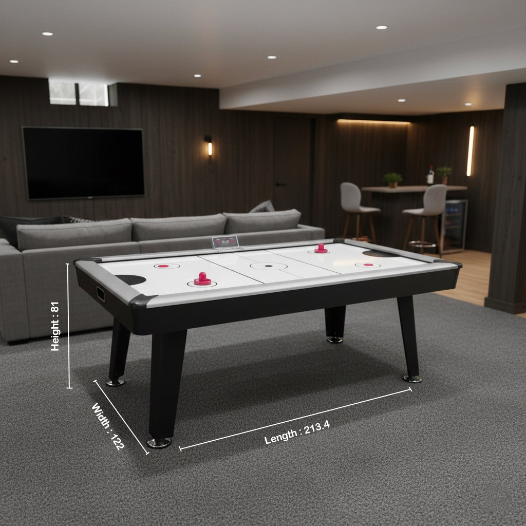Toronto Air Hockey Table with Electronic Scorer - 7 Ft
