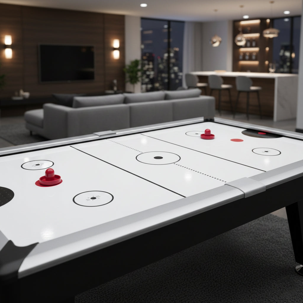Toronto Air Hockey Table with Electronic Scorer - 7 Ft