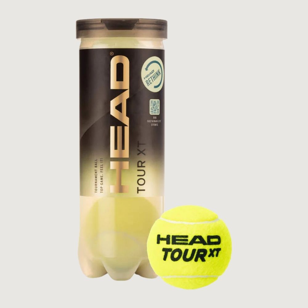 HEAD Tour XT 4‑Ball Can Tennis Balls x2 (Pack of 8 Balls)