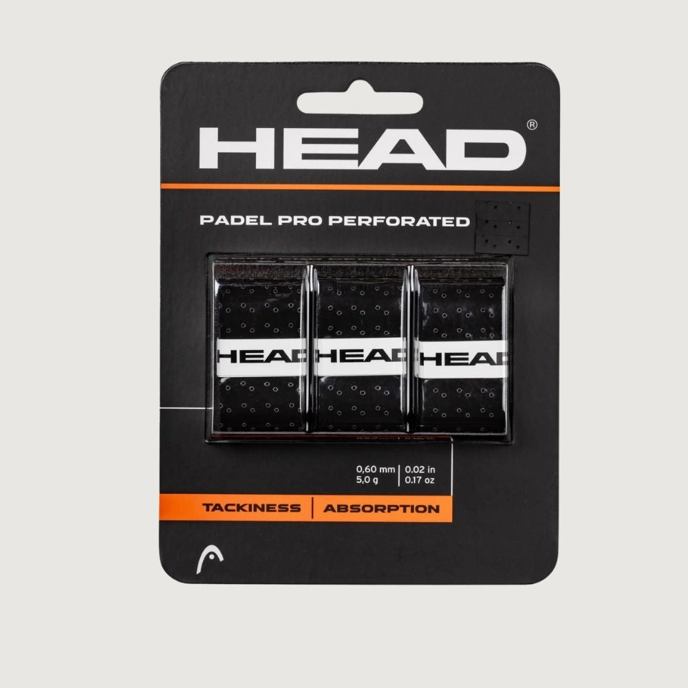 Head Padel Pro Perforated Overgrip (3 Pack)