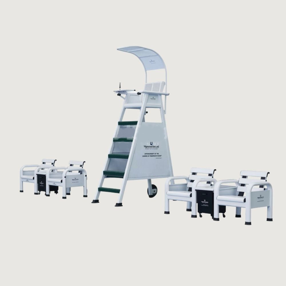 High-Quality Referee Chair Tennis Court Umpire Chair Set