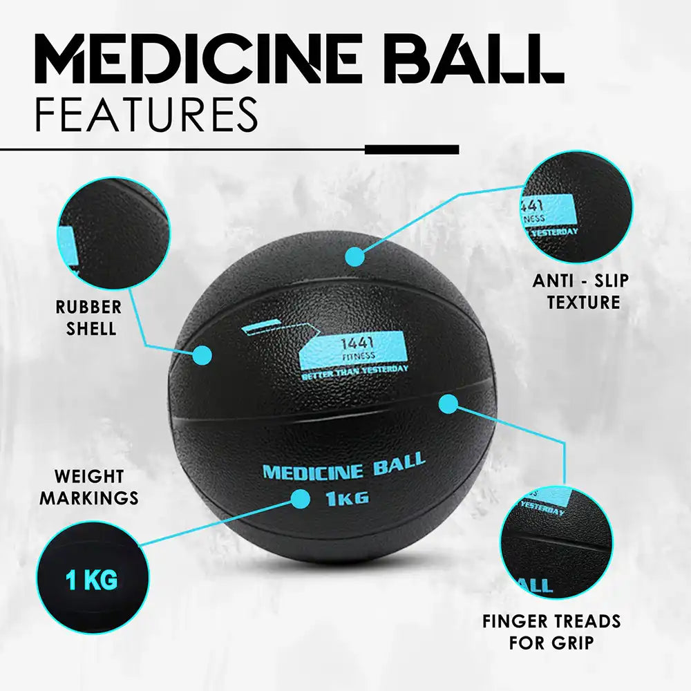 1441 Fitness Medicine Balls - 1 to 10 kg