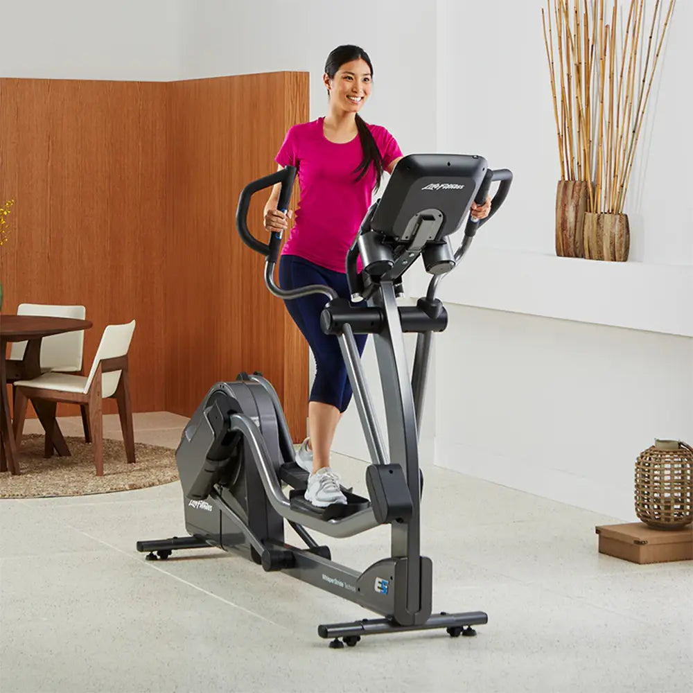 Life Fitness E5 Elliptical Crosstrainer Base – Titanium Finish