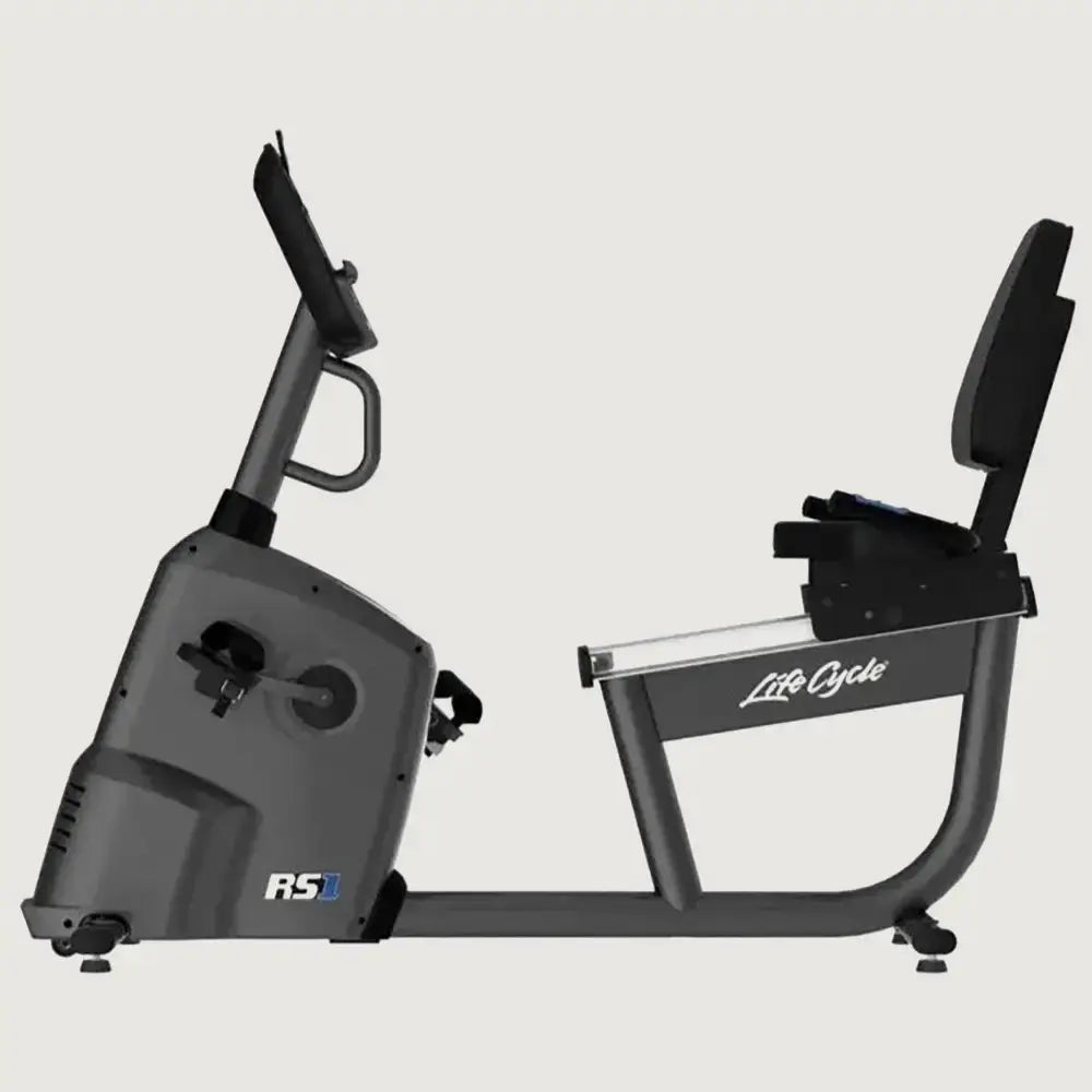 Life Fitness RS1 Recumbent Bike Base – Titanium Finish