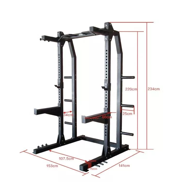 1441 Fitness Commercial Squat Rack J612 with Platform