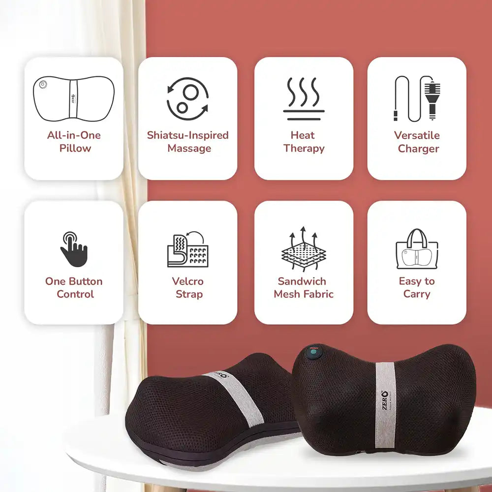 Zero Mellow Shiatsu Massage Pillow