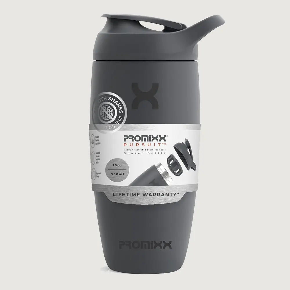 Promixx 550ml / 18Oz Stainless Steel Style 1 Shaker