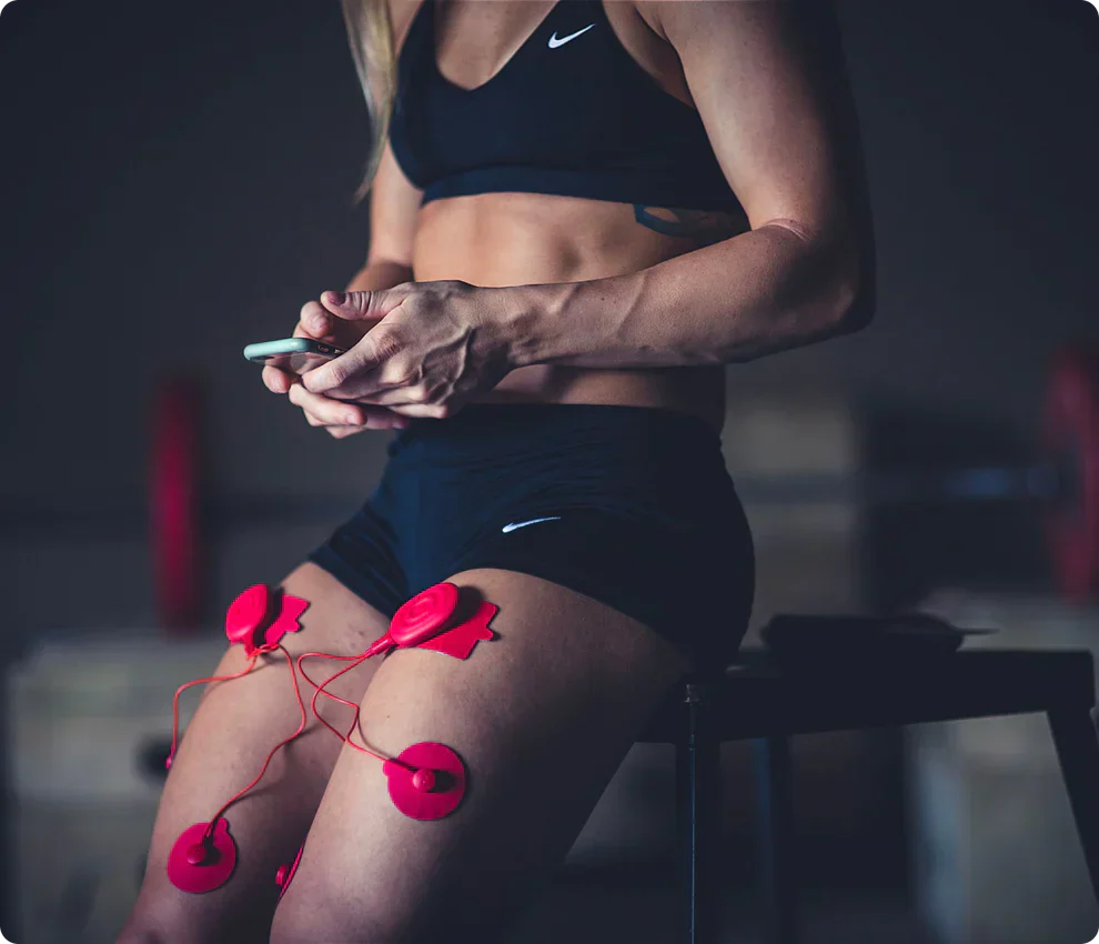Therabody PowerDot 2.0 Duo - Red-The Racquet Shop-Shop Online in UAE, Saudi Arabia, Kuwait, Oman, Bahrain and Qatar
