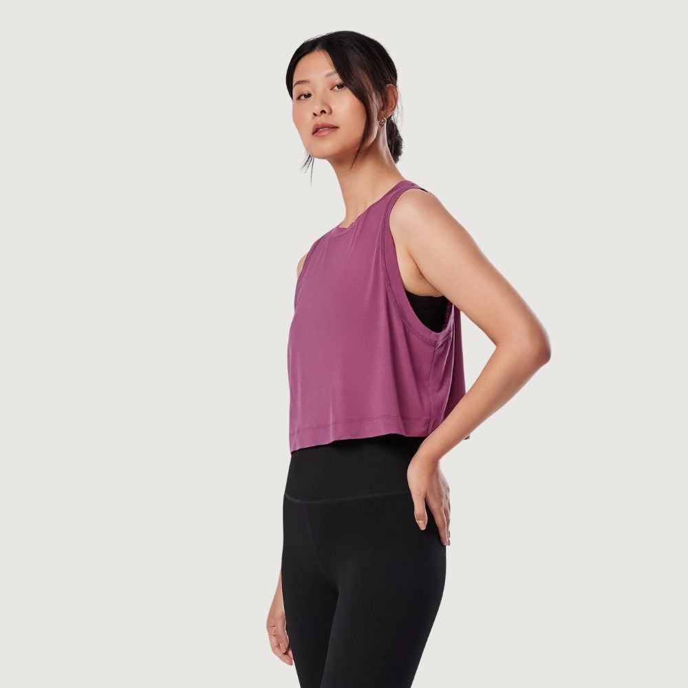 TaviLuxe® Sporty Tank - Wineberry