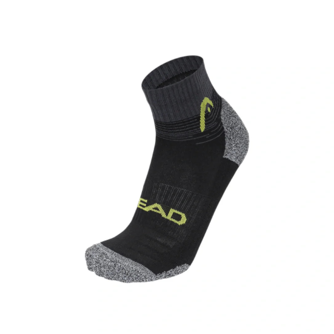 Head Racquet Sports Advanced 2P Socks Black-The Racquet Shop-Shop Online in UAE, Saudi Arabia, Kuwait, Oman, Bahrain and Qatar