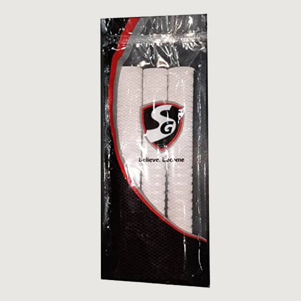 SG White Hexa Cricket Grip (3 Pcs)