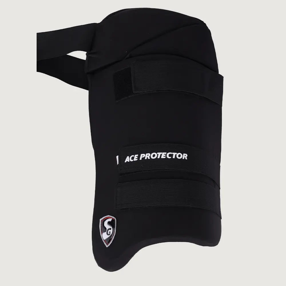 SG Combo Ace Protector Cricket Batting Thigh Pad (Black)