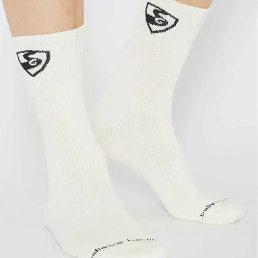 SG Legend Cricket Socks Off White