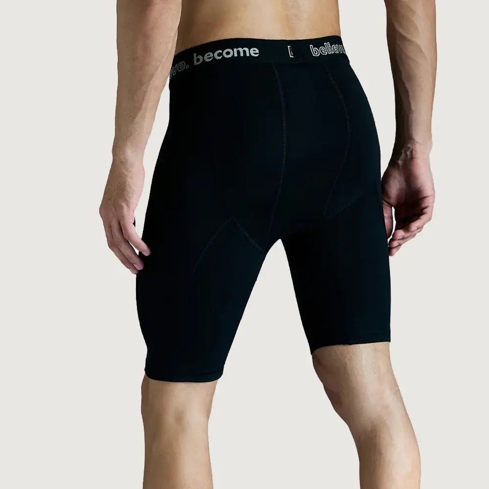 SG Xtreme Cricket Compression Short Black