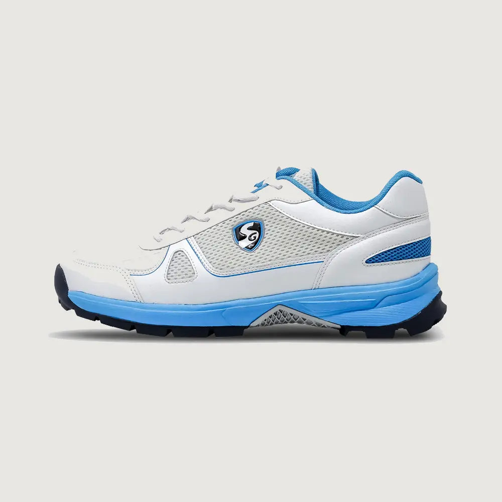 SG Scorer 6.0 Cricket Shoe - White/Aqua/Black