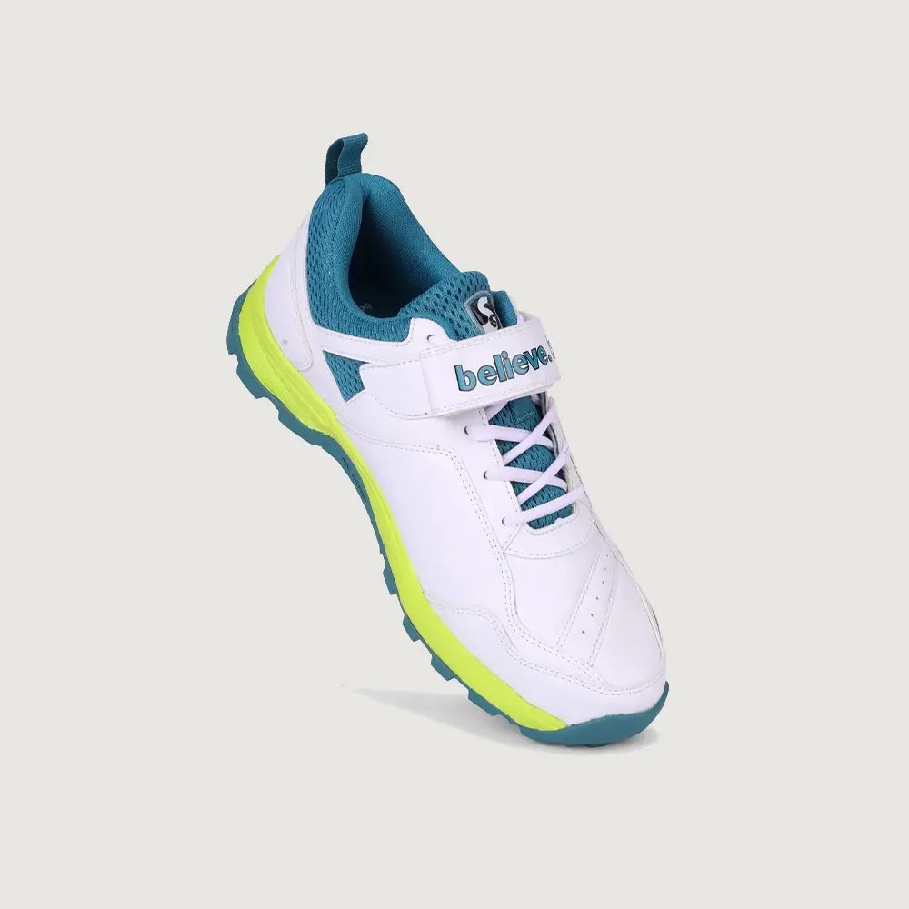 SG Century 6.0 Cricket Shoe - White/Sea Green/Fluo Green